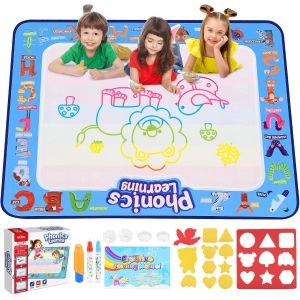 ERYI-Jouet Enfant 1 2 3 Ans, Tapis Dessin Eau Jouet Bebe 1 2 Ans Cadeau Fille Garcon 1-3 Ans Jeux Educatif Enfant 1-3 Ans Garcon Noël Cadeau Fille - Neuf