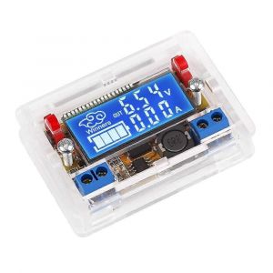 DC-DC adjustable voltage regulator DC buck converter 5-23V to 0-16.5V 3A step-down power supply module LCD display digital - Neuf