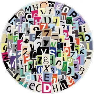 200pcs Autocollants Alphabet Vintage A-Z Lettres Et 0-9 Chiffres Autocollants Alphabet Vinyle Imperméable Pour Scrapbooking, Étiquettes, Ordinateurs Portables, Journaux, Vélo, Bricolage - Neuf