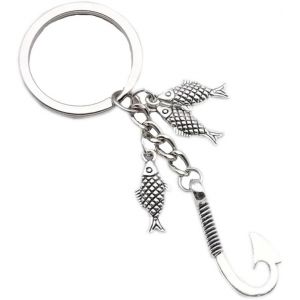 Kal-Porte-Cl&eacute;s De Poche &Agrave; Double Anneau En Acier Inoxydable Th&egrave;me Passions : Sport, Football, Musique, Machines, Art, Travail, Passepoils.. Unisexe, Excellente Id&eacute;e Cadeau - Neuf