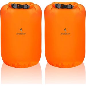 Kalanka-Sac Étanche - 2 Pièces 10l/20l/40l/70l Dry Bag Set, Sacs Secs Légers Pour L'extérieur Sacs Pour Sports Nautiques, Fermeture De Sécurité, Pour Kayak Bateau/Rafting/Natation (Orange,20l) - Neuf