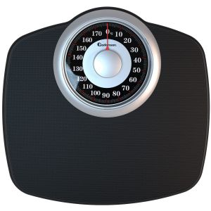 A25 Pèse-Personne Pour Poids Corporel - Jusqu¿À 180 Kg - Cadran 5,3¿ Sur Plateforme 31x30 Cm - Surface En Caoutchouc Antidérapant - Pèse-Personne Analogique - Durable Avec 20 Ans De Garantie - Neuf