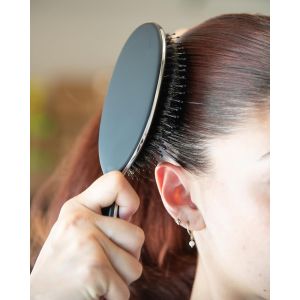 Brosse En Poils De Sanglier Souple - Brosse En Poils De Sanglier Pour Femmes, Brosse En Poils De Sanglier Pour Cheveux Fins, Brosse En Poils De Sanglier Pour Femmes &iquest; Chocolate Polish - Neuf