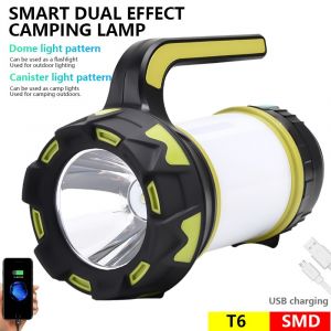 Lanterne de camping à LED rechargeable par USB, intensité variable, IP6 - Neuf