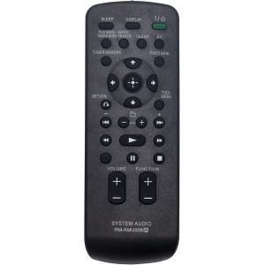 RM-AMU009 Remplacement de la télécommande Convient pour Sony Sony Micro Hi-FI Component System CMT-HX80R CMT-HX50BTR CMT-HX70BTR CMT-HX90BTR MHC-EC609iP CMT-FX350i CMT-MX550i CMT-MX500i CMT-HX35R - Neuf