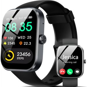 Montres Intelligentes Avec Fonction De T&eacute;l&eacute;phone, Ecran Tactile Hd 1,91"" , Mode D'exercice 112+, Ip68 Imperm&eacute;able, Montre D'exercice Avec Moniteur De Pouls De Sommeil, Smart Watch Pour Android Ios - Neuf