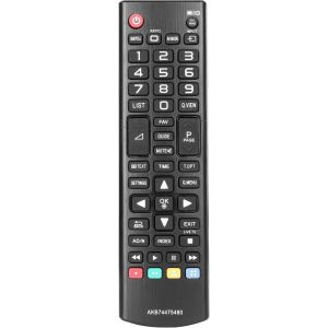 AKB74475480 T&eacute;l&eacute;commande Compatible avec LG TV 32LH500D 32LH501C 32LH500DZA 43LH500T 43LH501C 49UH664V 65UF675V 32LH500D-ZA Remplacement Contr&ocirc;leur - Neuf
