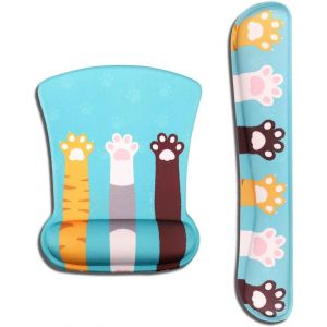 Tapis De Souris Ergonomique Repose Poignet Clavier Poignet Support En Mousse Mémoire - Neuf