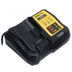 HJLIAN Chargeur de batterie au lithium-ion rapide et haute efficacite, pour batterie 12 V 20 V max., prise DCB112AU 110-220 V - Neuf