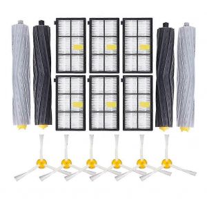 Brosse principale de rechange, brosses latérales, filtres HEPA pour aspirateurs séries 900, 980 et 990. - Neuf