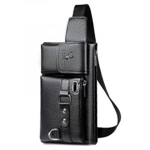 WEIXIER marque unisexe épaule multifonction grande capacité sac de taille homme sac de poitrine décontracté - Neuf