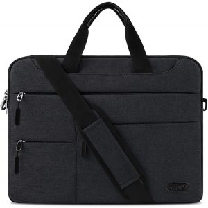 CAUC-Sacoche pour Ordinateur Portable 14-15.6 Pouces Sac &agrave; Main Porte-Documents &agrave; Bandouli&egrave;re Housse Imperm&eacute;able d'affaires Homme et Femme Mallette Laptop Bag - Neuf