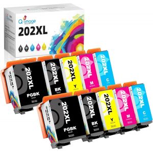 202xl Cartouches d'encre Compatible pour Epson XP-6100 XP-6000 XP-6005 XP-6105 XP-6001 (2 Noir,2 Cyan,2 Magenta,2 Jaune,2 Photo Noir,10 Pack) - Neuf