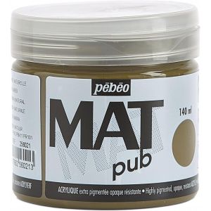 Peinture Acrylique Extra Fine Et Extra Mate - Ombre Naturelle -140ml - Neuf