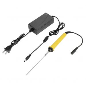 Stylo coupe-fil electrique a chaud, outil de decoupe thermique en polystyrene 100 mm avec adaptateur secteur, prise CN - Neuf
