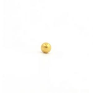 Boucle D'oreille Individuelle Studex - Puce ""Boule"" En Or Jaune 14 Carats - 3 Mm - Neuf