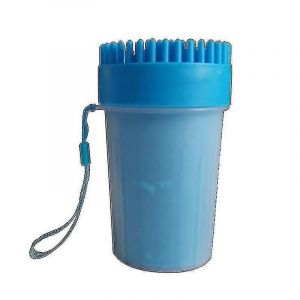 Nettoyant Pour Pattes De Chien 2 En 1 En Silicone Tasse De Nettoyage De Patte De Chien Brosse De Nettoyage Portable Pour Animaux De Compagnie - Neuf