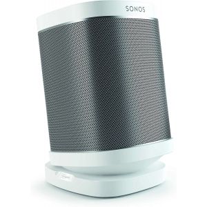 Sound 4113 Support De Table Pour Enceinte Sonos One (Sl), Play:1 & Play:3 - Orientable Jusqu'&Agrave; 360&ordm; - Inclinaison Jusqu'&Agrave; 10&ordm; - Poids Max. 2 Kg Blanc (1X) - Neuf
