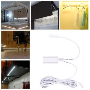 HJLIAN Interrupteur de capteur de porte DC 5-24 V pour eclairage LED intelligent marche/arret pour placard (1 piece) - Neuf