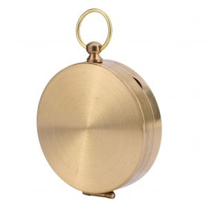 Montre De Poche Traditionnelle En Laiton Et Metal Lumineux Pour L'exterieur, Style Boussole De Camping Et De Randonnee - Neuf