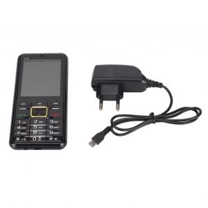 Telephone Portable Debloque V12 2g Pour Seniors, Ecran Hd 2,8 Pouces, Grands Boutons, Quatre Cartes, Quatre Modes De Veille, Pour Personnes Agees Et Enfants, 100-240 V, Noir, Prise Ue - Neuf