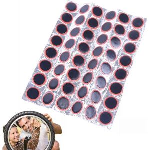 Kit De Réparation De Crevaison, Kit De Réparation De Pneu De Vélo, Kits De Réparation De Chambre À Air De Vélo, Rustine En Caoutchouc Pour Pneu De Vélo - Neuf