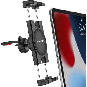 JGD-Support de tablette pour grille d'a&eacute;ration de voiture ou camion [clip de mise &agrave; niveau qui ne secoue jamais] pour iPad Mini Air Pro, Galaxy Tab, Kindle, Fire, iPhone 16 Pro Max, 4-33 cm - Neuf