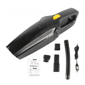 HJLIAN Aspirateur a main portable rechargeable par USB, sans fil, haute puissance, pour voiture, usage humide et sec - Neuf