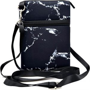 CHECARZHN--NO1-Sac Pour Téléphone Portable ¿ Petit Sac À Bandoulière Mignon Pour Femme Avec Bandoulière Pour Iphone X/Xr/8/8 Plus/7/7 Plus Et Samsung, Noir , Small - Neuf