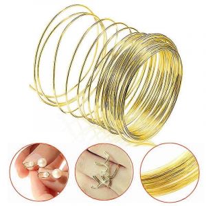 01mm / 05mm / 08mm / 10mm / 15mm / 18mm20mm / 25mm / 3mm Dia Fil De Laiton Brut Doux Pour Modèle Artisanat Bijoux Résultats Bricolage - Neuf