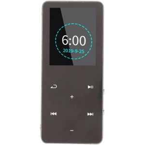 Lecteur Mp3, Lecteur De Musique Mp4 Multifonctionnel, Lecteur Audio Bluetooth, Mémoire De 16 Go, Qualité Sonore Sans Perte Haute Fidélité, Prise En Charge Maximale De 128 Go, Noir - Neuf