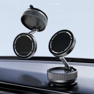 Kal-Support De Téléphone De Voiture Magnétique À Aspiration Sous Vide, Ventouse La Plus Puissante De 66 Lb, Support De Téléphone De Voiture Magnétique Réglable À 360 ° (A) - Neuf