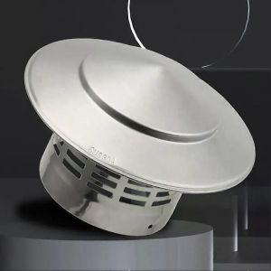 110 / 160mm Chapeau de cheminée en acier inoxydable Mur extérieur Sortie d'air Tuyau de toit Hotte d'évacuation pour conduits de ventilation Cheminées Hotte d'évacuation - Neuf