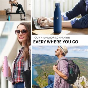 Subzonal-Gourde Isotherme, Gourde 1l, Gourdes Inox, 24h Froid & 12h Chaud, Gourd Sans Bpa, Double Vide, Gourd Metal, Gourdes Sport, Facile &Agrave; Transporter, Bouteille D'eau Pour Aptitude, Randonn&eacute;e, Cam - Neuf