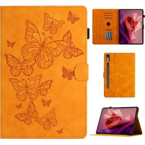 Coque pour Lenovo Tab P12 12,7 Pouces 2023 ?tui de Protection Case Tablette Housse avec S Pen Porte-Stylet pour Lenovo Tab P12 2023 12.7 Pouces (TB370FU), Orange - Neuf
