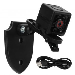 Mini camera de securite 1080p, vision nocturne automatique, detection de mouvement, carte memoire 32 Go. Mini camescopes - Neuf