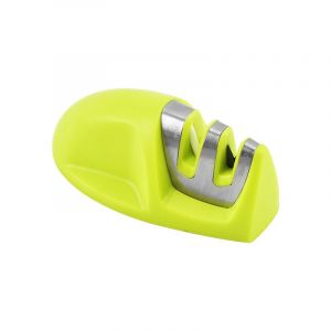 Aiguiseur De Cuisine(Vert) Professionnel 2 En 1 Manuel Aiguiseur Pour Couteaux En Acier Inoxydable Et Céramique De Toutes Tailles,Base Anti-Dérapante Noir - Neuf