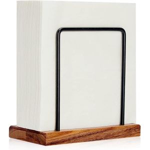 Eryi-Porte Serviette De Table: Porte Serviette De Table Papier Porte Serviettes Distributeur De Papier Métal Porte Serviette De Table En Papier Range Serviette De Table Pour Table De Cuisine - Neuf