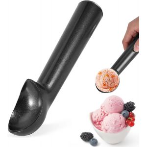 Cuillère À Glace, Cuillère Distributrice De Glace, Cuillère À Glace En Aluminium Antiadhésive (Noire) - Neuf