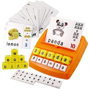 Jeu D'association De Lettres, Lecture Et Orthographe De L'alphabet, Reconnaissance De Mots Et D'objets, Jouet D'apprentissage Pour Les Enfants D'&acirc;ge Pr&eacute;scolaire - Neuf