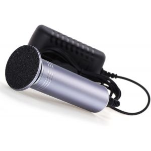 R&acirc;pe &Agrave; Pieds P&eacute;dicure Electrique Anti-Callosit&eacute; Lime Pieds Electrique Pour Corne (Vitesse R&eacute;glable) Avec 60 Tampons De Remplacement Pour Femmes Hommes P&eacute;dicures (Fcr-2 Gris) - Neuf