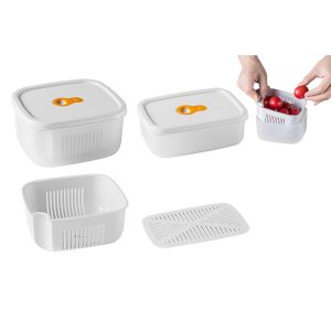 Bo&icirc;te De Rangement Pour Oignons &Eacute;goutt&eacute;s Avec Couvercles Et Trous De Ventilation Pour R&eacute;frig&eacute;rateur Et Cong&eacute;lateur - Neuf