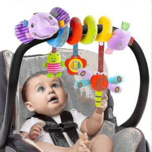 Jouets De Poussette Et Jouets De Si&egrave;ge D'auto Pour B&eacute;b&eacute;s Jouets De Poussette En Spirale Jouets Pour Tout-Petits Clip Sur Les Jouets Peluches Douces Jouets Pour B&eacute;b&eacute;s Pour Gar&ccedil;ons Et Filles 3-12 Mois - Neuf