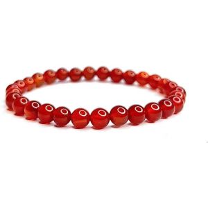 Eryi-Bracelet En Cornaline Pierre Naturelle Pierres Fines Et Précieuses Bracelet Femme Bijoux Homme Cadeau Femme Cadeau Anniversaire Femme Et Homme Bien-Être - Neuf
