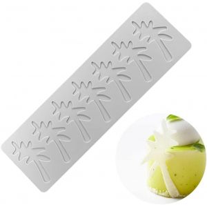 KAL-Moule 3D En Forme De Feuille Creuse Pour Fondant Et Dentelle -Moule À Bonbons -Moule À Chocolat Et Sucre -Décoration De Gâteau -Dessus De Cupcake (Cocotier C -29,3 X 9,1 X 0,3 Cm) - Neuf