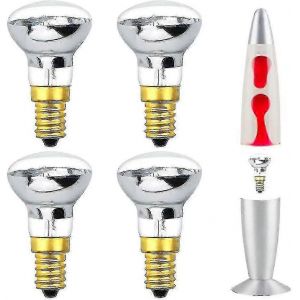 Ampoule De Lampe À Lave 25w E14 R39 Ampoule De Projecteur Réflecteur Blanc Chaud (Paquet De 4) - Neuf