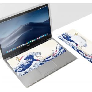 Tapis de souris 3 en 1 en microfibre ultra fine et nettoyant pour écran,tapis de souris de voyage lavable avec base antidérapante pour bureau,ordinateur,bureau - Neuf