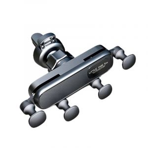 Support De T&eacute;l&eacute;phone Portable Pour Voiture Par Gravit&eacute; Support De T&eacute;l&eacute;phone Portable Pour Grille D'a&eacute;ration Dans La Voiture Support Mobile Pour Iphone 16 Xiaomi Huawei Support Gps .Black 1. - Neuf