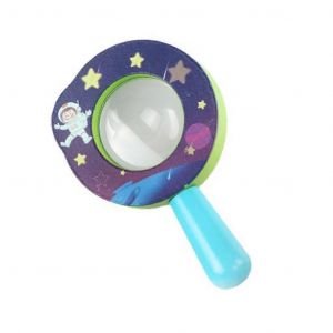 Color&eacute; Loupe De Poche Bois Enfants Maternelle Loupe Puzzle Jouet Observation Loupe Cadeau - Neuf