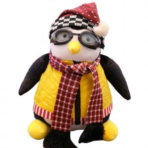 Jouet en peluche cadeau pour enfants pingouin en peluche poupée jouet bon partenaire bon ami - Neuf